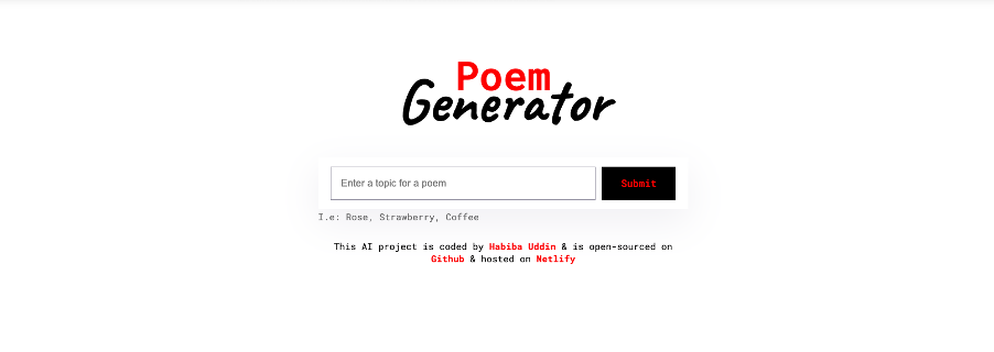 image of ai poem project